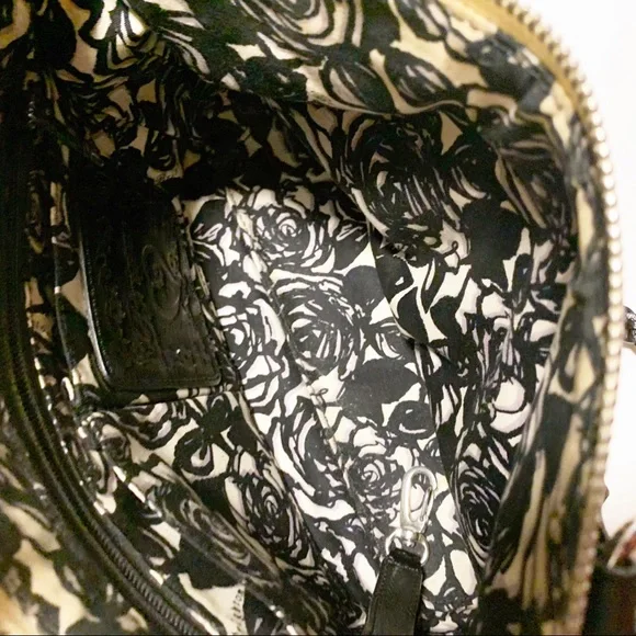 Brighton Summer Straw Shoulder Bag Black Leather Trim - Picture 8 of 11